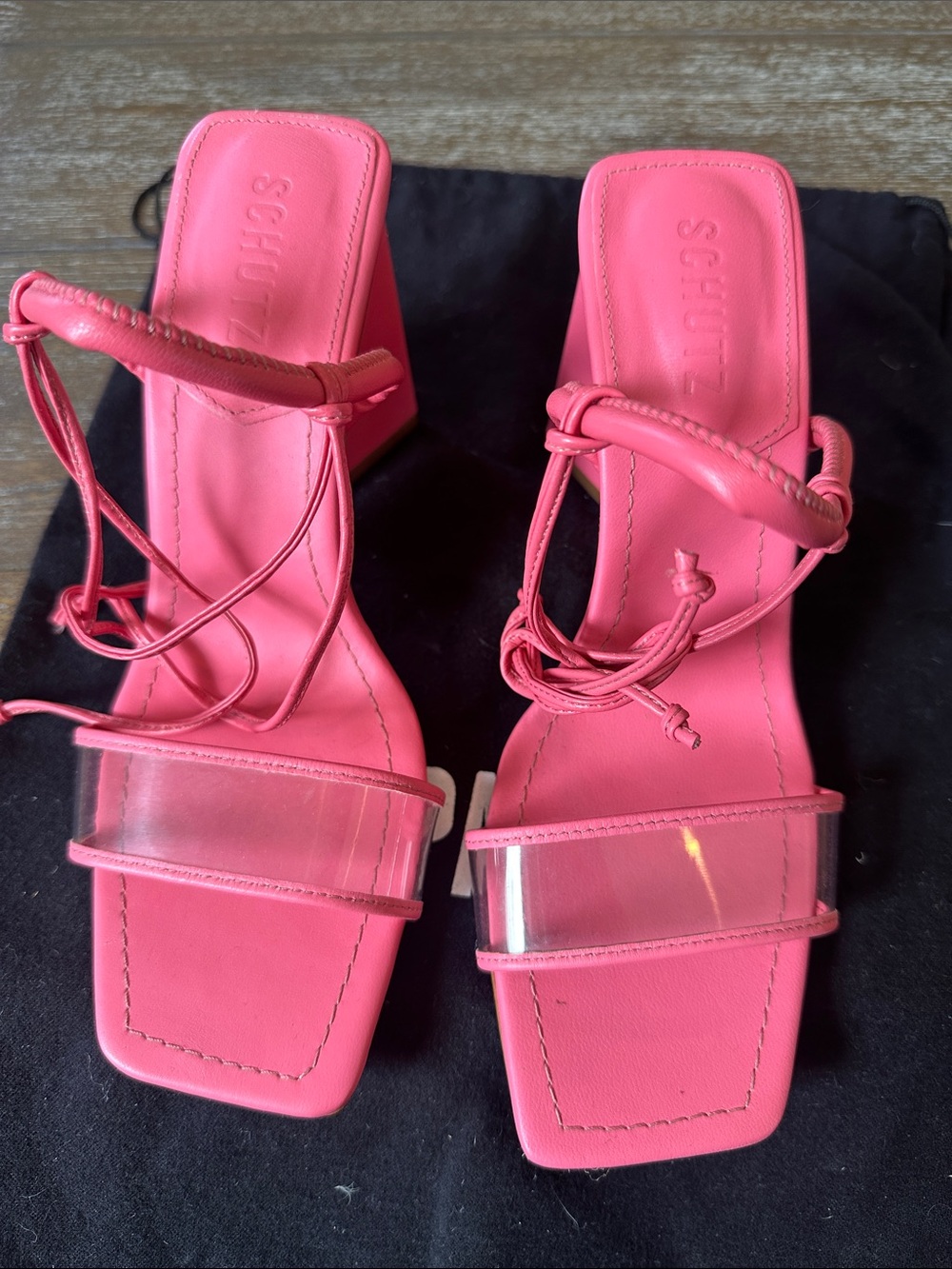 Schutz heels in pink size 7.5